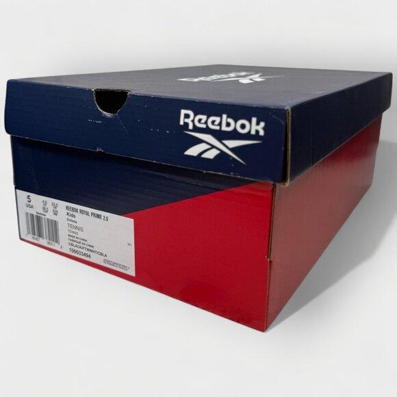 Reebok Boys Royal Prime 2.0 Black White US 5 Big Kids Sneaker New w/ Box - Picture 13 of 13